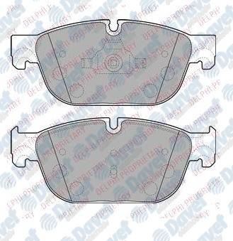 DELPHI LP2198 Fren Balatasi Citroen C5 C6 / Peugeot 407 06/04> On